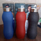Portable stainless steel water bottle ideal for travel and gym hydration