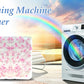 Washing machine cleaning tablet shown with refreshing lavender scent.