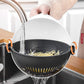 Draining bowl for fruits and vegetables
