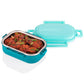 Lunch box set ready for outdoor meals with utensil accessories