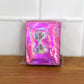 Stylish kids wallet showcasing holographic design and zip closure for secure use
