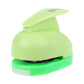 An array of decorative paper craft punches in different colors and shapes.
