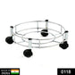 Side view of Indo Glow gas cylinder trolley for smooth movement