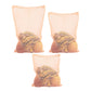 Assortment of multicolour zip net bags filled with fruits and vegetables.
