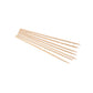 Packaging of multiple 30cm bamboo BBQ skewers for party and camping use.