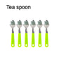 The full 24-piece stainless steel cutlery set arranged on a white background.