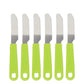 A butter knife from the premium stainless steel cutlery set, showcasing its design.