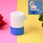 Side view of the Organivo 4-in-1 medicine cutter showing its multi-layer design.