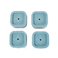 Set of 4 plastic washing machine feet pads reducing vibration and noise
