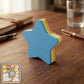 Colorful star-shaped sticky notes by Oddy in vibrant shades