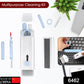 Infographic detailing the components and uses of the 7-in-1 Electronic Cleaner Kit.