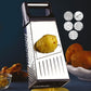 Apex multipurpose 5-in-1 stainless steel slicer with ergonomic handle