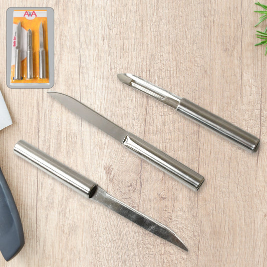 Cisora kitchen knives efficiently slicing fresh vegetables on a cutting board