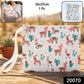 Multipurpose fabric pouch with secure zipper and wrist strap