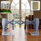 Expandable book stand holding multiple books on desk