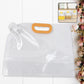 Flat bottom design of airtight food storage bag provides stable standing