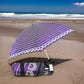 A sleek 3-fold sun protective umbrella, perfect for Indian weather.