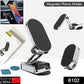 Close-up of the metal folding car phone holder's strong magnetic base.