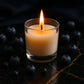 Blueberry Scented Candle lit in a festive setting, ideal for Diwali decorations.
