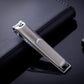 Folding mechanism of the stainless steel nail clippers, demonstrating compact storage.
