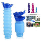 Compact portable urinal bottle foldable with airtight seal for no leaks