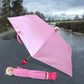 Foldable cartoon umbrella with SunFlicker design for UV protection
