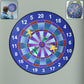 Colorful magnetic dartboard game set for safe indoor play