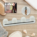 Portable makeup light with bright LED illumination, ideal for travel.