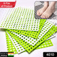Non slip plastic bath mat designed for toilet and bathing safety.