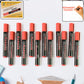Industrial use of red ink marker on tools and warehouse boxes