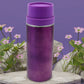 Wide mouth opening of the stainless steel water bottle for easy filling and cleaning.