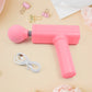 Velvet Wellness Massage Gun for deep muscle relief, highlighting its USB charging port.