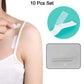 Full set of 10 transparent body tape strips in their packaging.