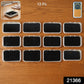 Open view showing compartments of 12-piece jewellery storage box set