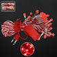 10 meter red LED decorative string fairy lights for festive indoor and outdoor lighting