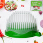 Overview of the plastic 60 Seconds Salad Cutter Bowl, highlighting its design.