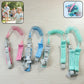 Baby safety walking leash with padded wrist cuff for toddlers