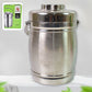 Insulated stainless steel lunch box, 2.2 Ltr, shown from the front.