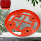 Top view of gas cylinder trolley showing sturdy plastic platform