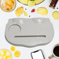 Close-up of the Snack Caddy with Cup Slot, ideal for a relaxed movie night.