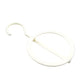 Close-up of the durable ABS plastic material of the circular Closet Organizer Hanger.