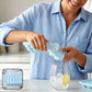 Durable plastic ice cube tray suitable for home ice making