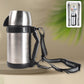 Portable stainless steel vacuum flask bottle for coffee and tea, 1200ml capacity