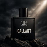 Luxury Gallant Eau de Parfum premium black bottle for men