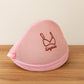 Dome-shaped lingerie wash bag with protective mesh pouch and zip guard