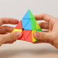 Triangle puzzle cube brain teaser toy made of sturdy ABS plastic