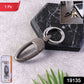Carabiner clip key holder in metal