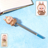 Close-up of cartoon eraser with built-in pencil sharpener for kids