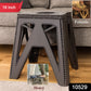 Folded 18 inch folding stool from Supermom for space-saving storage