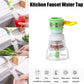 Adjustable and expandable water-saving valve for various faucet types.